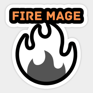 Fire Mage Sticker